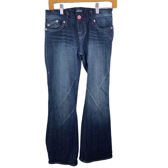 Rock & Republic Winger Jeans Women’s Winqu Flare Dark Wash Size 26 Blue - Picture 1 of 11